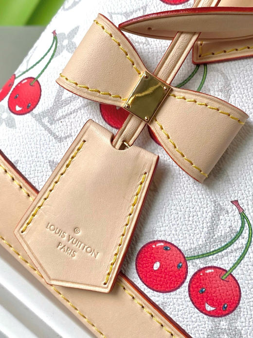 夏季特惠💰850 原单LV M14234 尺寸：23.5×17.5×11.5cm ALMA BB 樱桃丝印贝壳包 变码芯片 商品图4