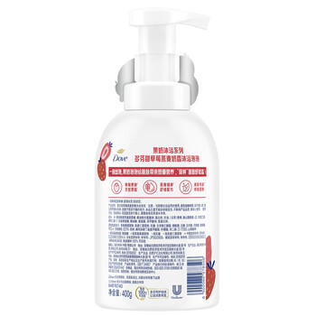 多芬（Dove）【孙颖莎推荐】果奶沐浴露甜草莓香沐浴泡泡400g 滋润持久留香 /个人护理 /身体护理 /沐浴露 商品图4