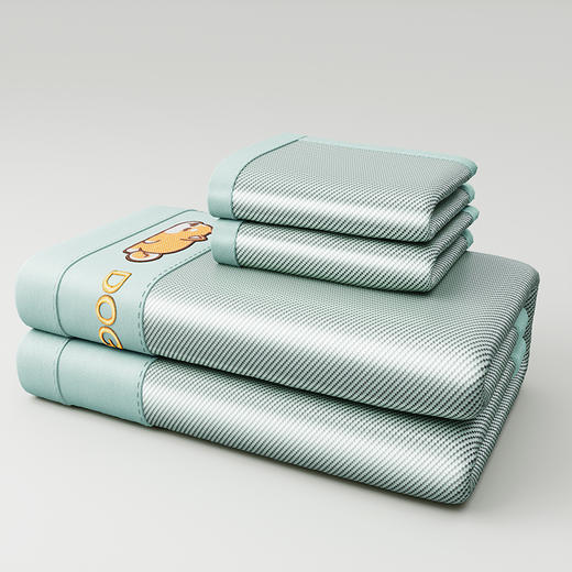 夏季可机洗刺绣冰藤 学生宿舍冰藤席 商品图3