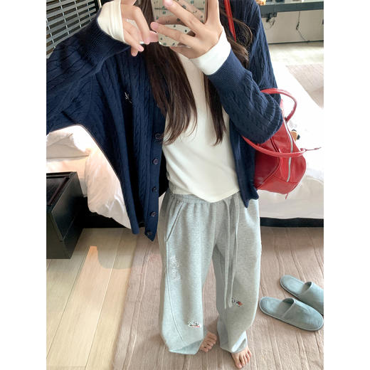 <曾小咸推荐>韩系简约百搭修身女长袖T恤打底 商品图1