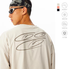 CryingCenter 爱心3c大logo速干圆领长袖T恤 哭喊中心