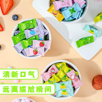誓言果无糖薄荷糖清新口气糖清凉水果糖果独立包装喜糖批发一斤混合装 /休闲食品 /糖果 /功能糖果/压片糖果 商品图3