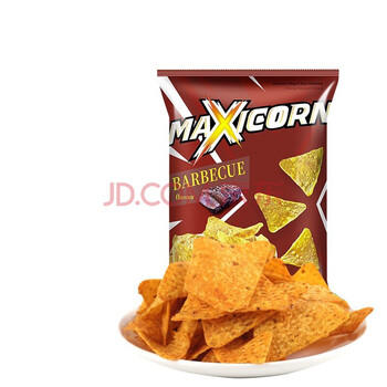 Maxicorn玉米片420g（奶酪味140g+原味140g+烧烤味140g）袋装印尼进口零食 /休闲食品 /膨化食品 /玉米片 商品图1
