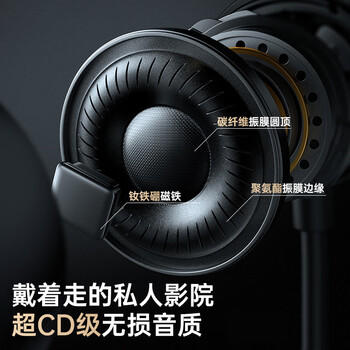 Viken【柏林之声 |2026最新款降噪】蓝牙耳机挂脖式无线运动颈挂超长续航大容量待机防水适用苹果小米 /数码 /影音娱乐 /蓝牙/无线耳机 商品图5