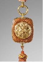 朱炳仁铜吉祥蛇牌 商品图3