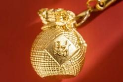 朱炳仁铜福满财满小钱袋 商品图3