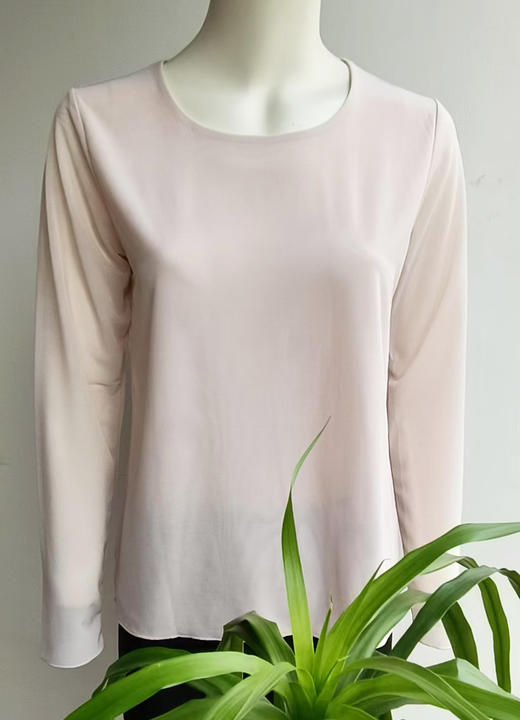 Y018女式网纱圆领打底衫 商品图3