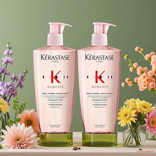 【双12嗨购节】【保税仓直发·全球购·蚂蚁链可扫码溯源】卡诗源芯沁透洗发水元气姜-粉瓶1000ml 商品图2