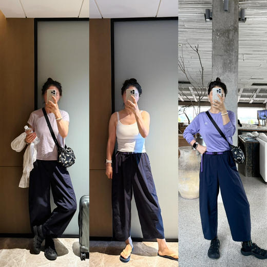 夏--薄！凉快！速干夏日肥锥气球九分裤【包邮+三天无理由退huan】 商品图1