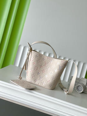 夏季特惠💰850 原单LV M25673 尺寸：18×16×12cm ALL IN BB 全皮水桶包 变码芯片