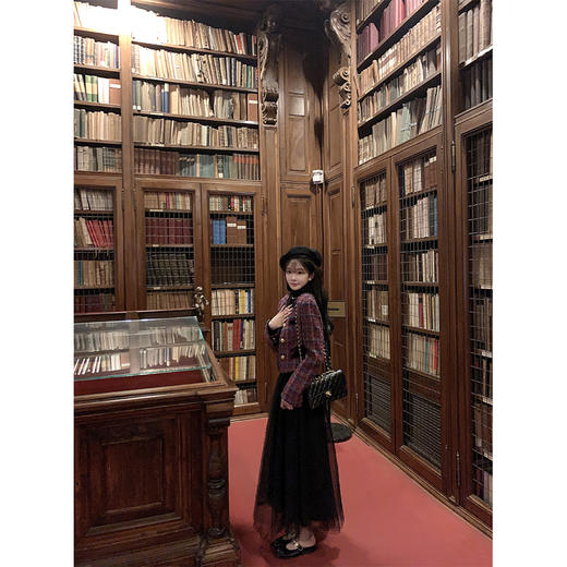 金蘑菇菇  拜占庭 / 香香外套黑花胸衣纱裙 商品图9