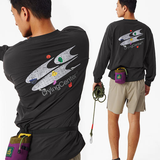 CryingCenter 攀岩馆logo凉感速干长袖Tee 哭喊中心 商品图3
