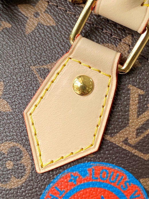 夏季特惠💰850 原单LV P01917 尺寸：23.5×17.5×11.5cm ALMA BB 徽章丝印贝壳包 变码芯片 商品图5