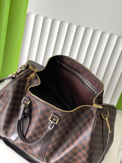 夏季特惠💰950 原单LV N41416 尺寸：50×29×22cm KEEPALL 啡格旅行袋 变码芯片 商品图7