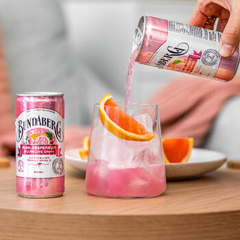 宾得宝（Bundaberg）澳洲进口含气葡萄柚汁饮料200ml*6Mini罐 春日出游发酵果汁气泡水 /水饮冲调 /饮料 /碳酸饮料 商品图3