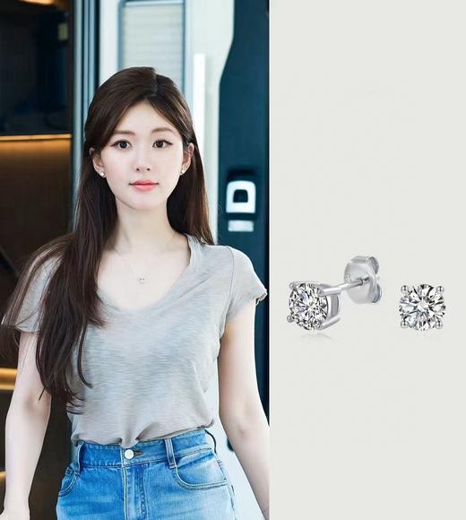 二店y 赵露思同款 “人鱼之泪”925银针耳钉，清冷氛围 商品图7