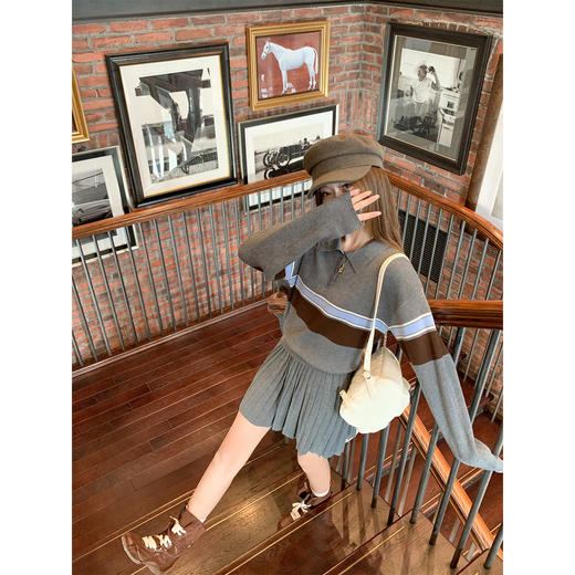 <曾小咸推荐>现货秒杀 ！微信超特价！polo领条纹针织衫 日常189.99 立减100 秒杀89.99！！ 商品图2