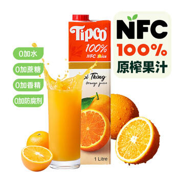 泰宝泰宝 tipco 泰国原装进口 进口NFC 橙汁1L 100%果汁无添加饮料 VC /水饮冲调 /饮料 /果蔬汁/饮料 商品图2