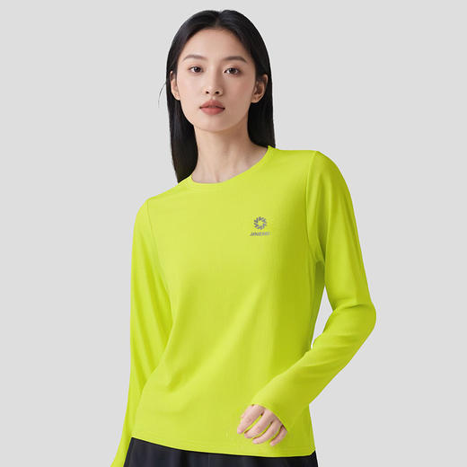 积能男女款长袖速干透气户外跑步弹力吸湿T恤运动上衣弹力长袖 商品图4