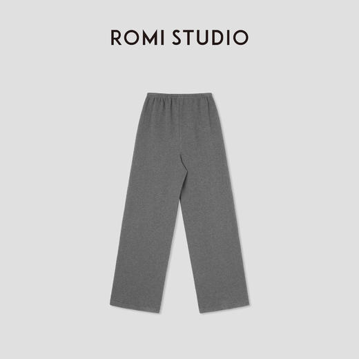 ROMI STUDIO“惬意自在”微磨毛松紧抽绳腰宽松直筒裤 RWCSXM1632 商品图3