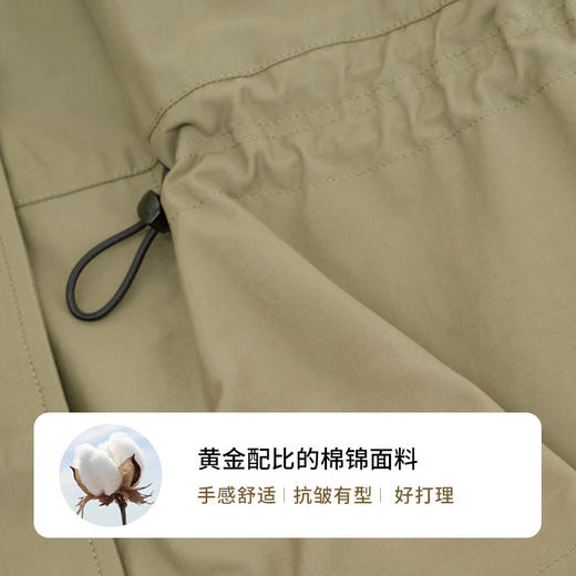 【商场同款】CNG5872 “随性短风衣” 两色可选 好搭配不压个 连帽设计减龄耐看 连帽短风衣 商品图2