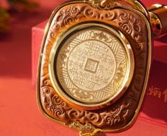 朱炳仁铜吉祥蛇牌 商品图2