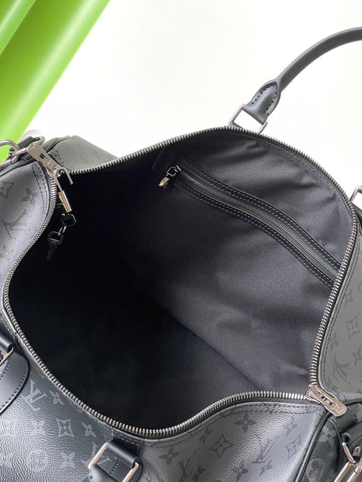 夏季特惠💰1000 原单LV M45392 尺寸：50×29×22cm KEEPALL 灰花旅行袋 变码芯片 商品图8