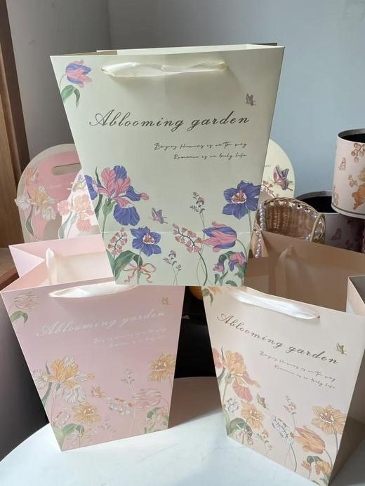 爱在花丛梯形手提袋（5个/包） 商品图4