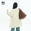 P&X设计师女装2025秋季中长款风衣宽松蕾丝纯色825319178 黄色 商品缩略图4