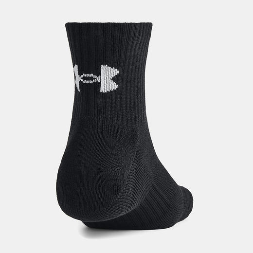 安德玛男女同款UA Training训练棉质中筒袜-3双装1386372-001 商品图2