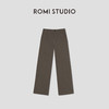 ROMI STUDIO“简约复古”精梳棉洗水韧性顺滑感直筒裤 RW25SXG0138 商品缩略图0