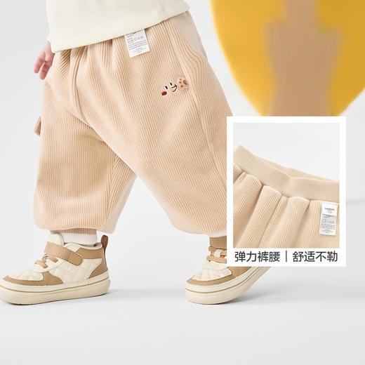 巴拉巴拉童装儿童长裤男女童运动裤冬装宝宝长裤子休闲时尚保暖 商品图3