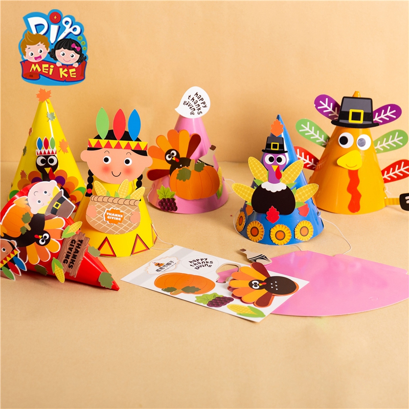 M1571-感恩节纸质帽子