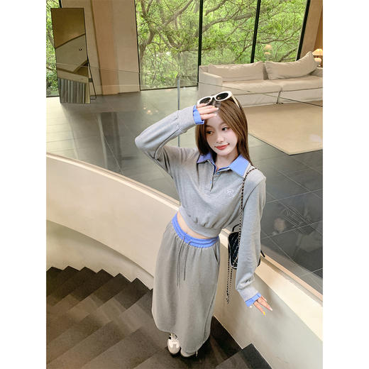 【129元任选2件】现货！韩系学院风撞色半身裙 商品图2