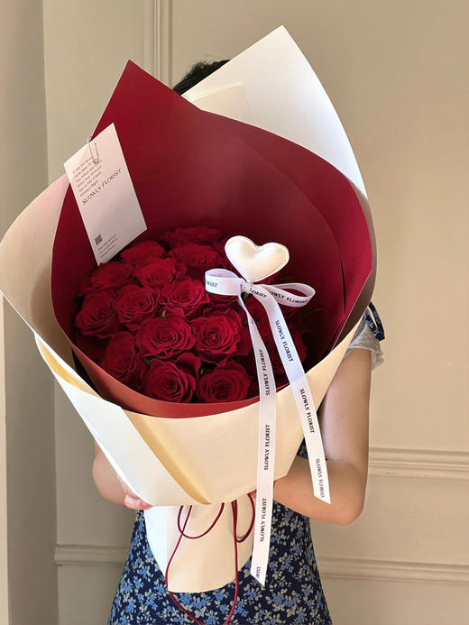 经典19朵暗红玫瑰 商品图0