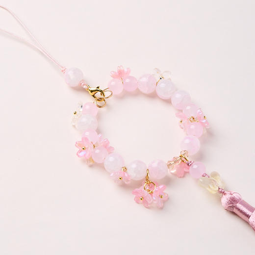 【普陀山】限定樱花粉金桂玉兔包挂件 可做车挂包挂-普陀山发货 商品图3