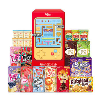 格力高(glico)缤纷乐大礼包礼盒717g饼干休闲零食大礼包送礼 /休闲食品 /饼干 /饼干礼盒/礼包 商品图1