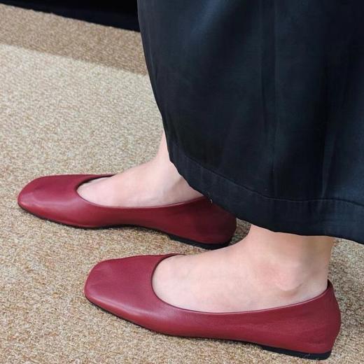 简约款平底单鞋 小羊皮材质 好穿耐看 商品图8