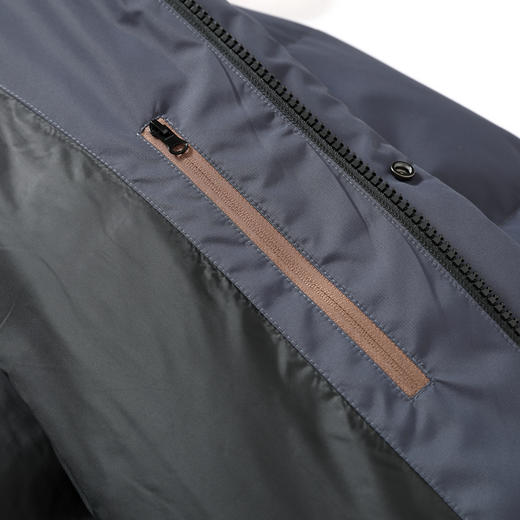 【含鸭绒】圣得西男士可拆卸连帽羽绒服2025冬季新款扛皱百搭外套 商品图11