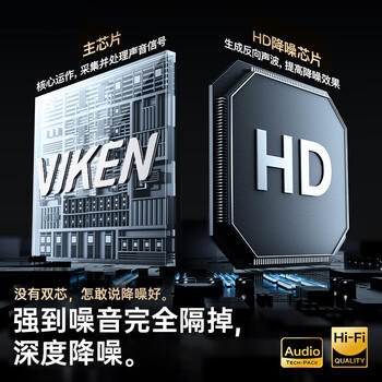Viken【柏林之声 |2026最新款降噪】蓝牙耳机挂脖式无线运动颈挂超长续航大容量待机防水适用苹果小米 /数码 /影音娱乐 /蓝牙/无线耳机 商品图7