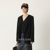 THESOONG|"英伦腔调"羊毛软糯细腻线条感V领马甲外套HWMJ7469 商品缩略图2
