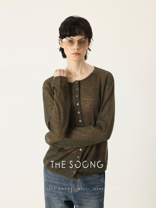 THESOONG|"静享悦己"羊驼毛12针精工高密肌理感开衫外套HWMY7577 商品图3