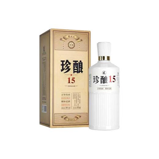 鸡公山白酒珍酿15浓香优级酒50度500ml*1瓶 商品图0