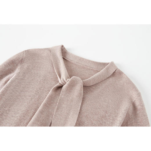 OSL 9316套装时尚洋气宽松羊毛上衣阔腿裤两件套针织套装 商品图3