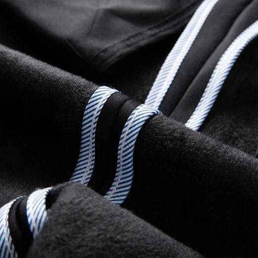 圣得西男士加绒加厚弹力舒适休闲裤2025秋季远红外升温新款直筒裤 商品图14