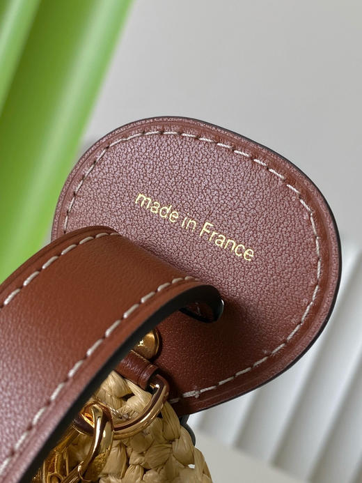 夏季特惠💰1000 原单LV M14217 尺寸：18×16×12cm ALL IN BB 编织水桶包 变码芯片 商品图6