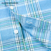 【透气亚麻格纹】占姆士长袖衬衫2025男款初秋休闲中青年麻衬衣 商品缩略图4