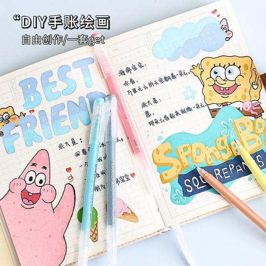 开学季【莫兰迪色系！一次入手多个颜色】蓝果手帐笔高颜值大容量做笔记莫兰迪色系学生划重点标记笔彩色中性笔。ra 商品图2