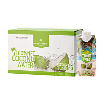 1号会员店NFC椰子水天然电解质0脂椰青椰汁椰子树原汁饮料330ml*12整箱 /水饮冲调 /饮料 /果蔬汁/饮料 商品图5