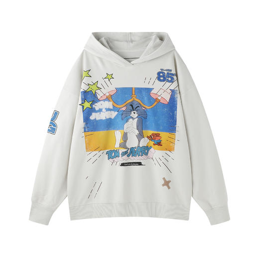 【猫和老鼠联名】BJHG不计后果连帽卫衣男款秋季美式潮牌宽松外套 商品图4